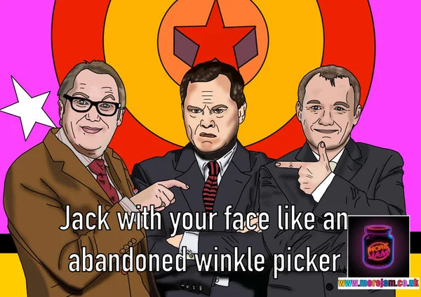 27 OPTIONS Jack With your Face Like A... | Funny Shooting Stars Cards | More Jam