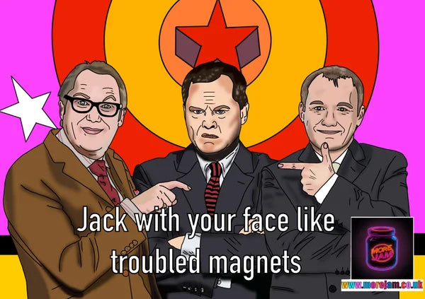 27 OPTIONS Jack With your Face Like A... | Funny Shooting Stars Cards | More Jam