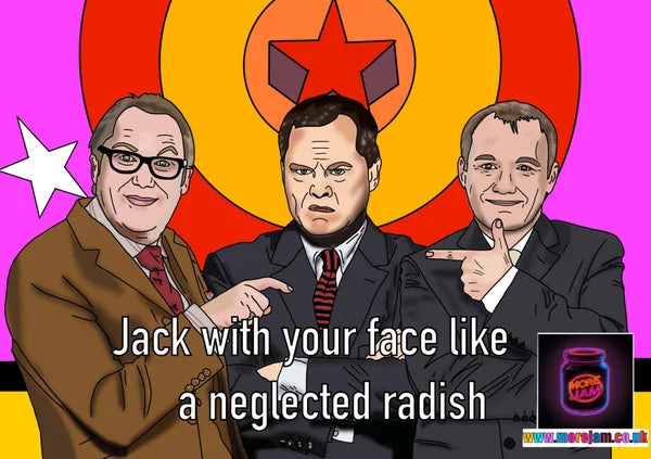 27 OPTIONS Jack With your Face Like A... | Funny Shooting Stars Cards | More Jam