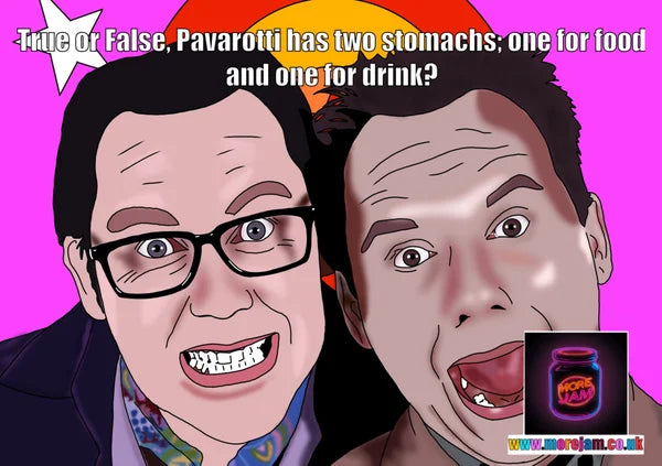 Pavarotti | Funny Shooting Stars Card | More Jam