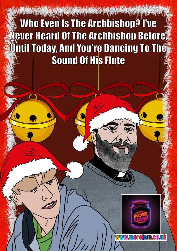 The Archbishop | The Vicar This Country Christmas Card | More Jam