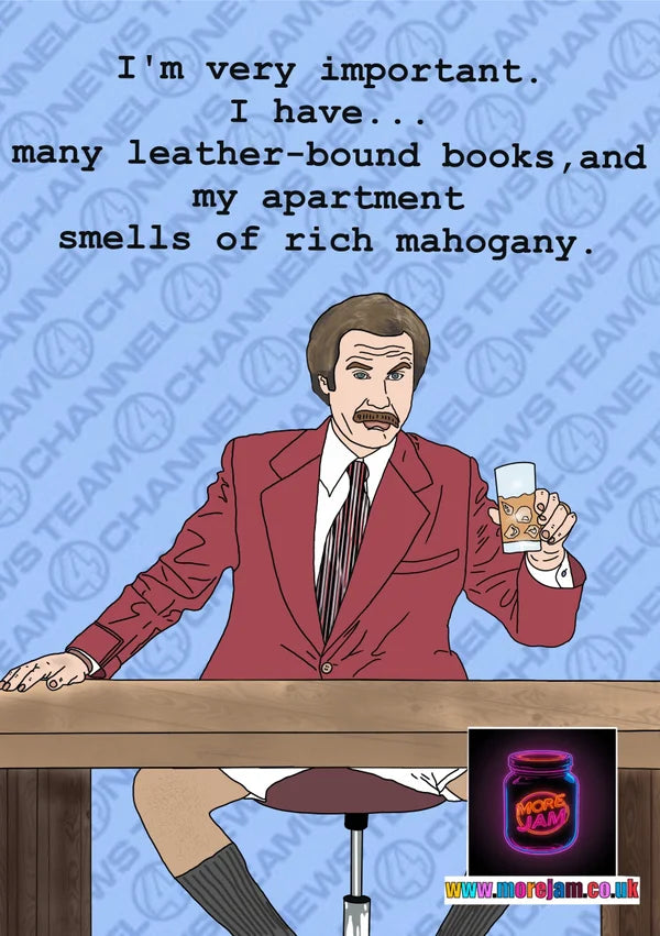 9 OPTIONS Anchorman Cards | More Jam