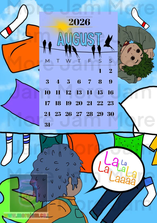 A5 Tots 2026 Calendar 50 available only**