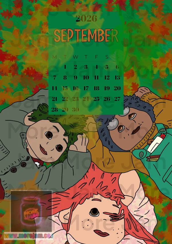 A5 Tots 2026 Calendar 50 available only**