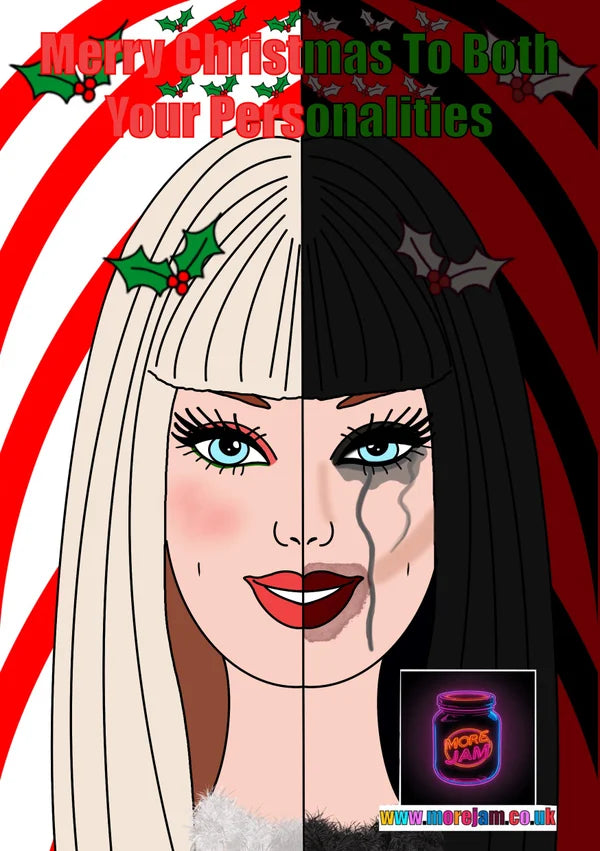 Merry Christmas to Both your Personalities | Barbie Christmas Card | More Jam