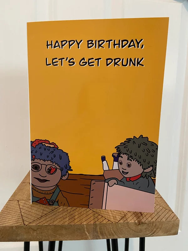 Day Drinkin’ | Funny Tots TV Birthday Card | More Jam