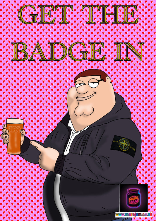 Valentine’s Day Card Stone Island Badge