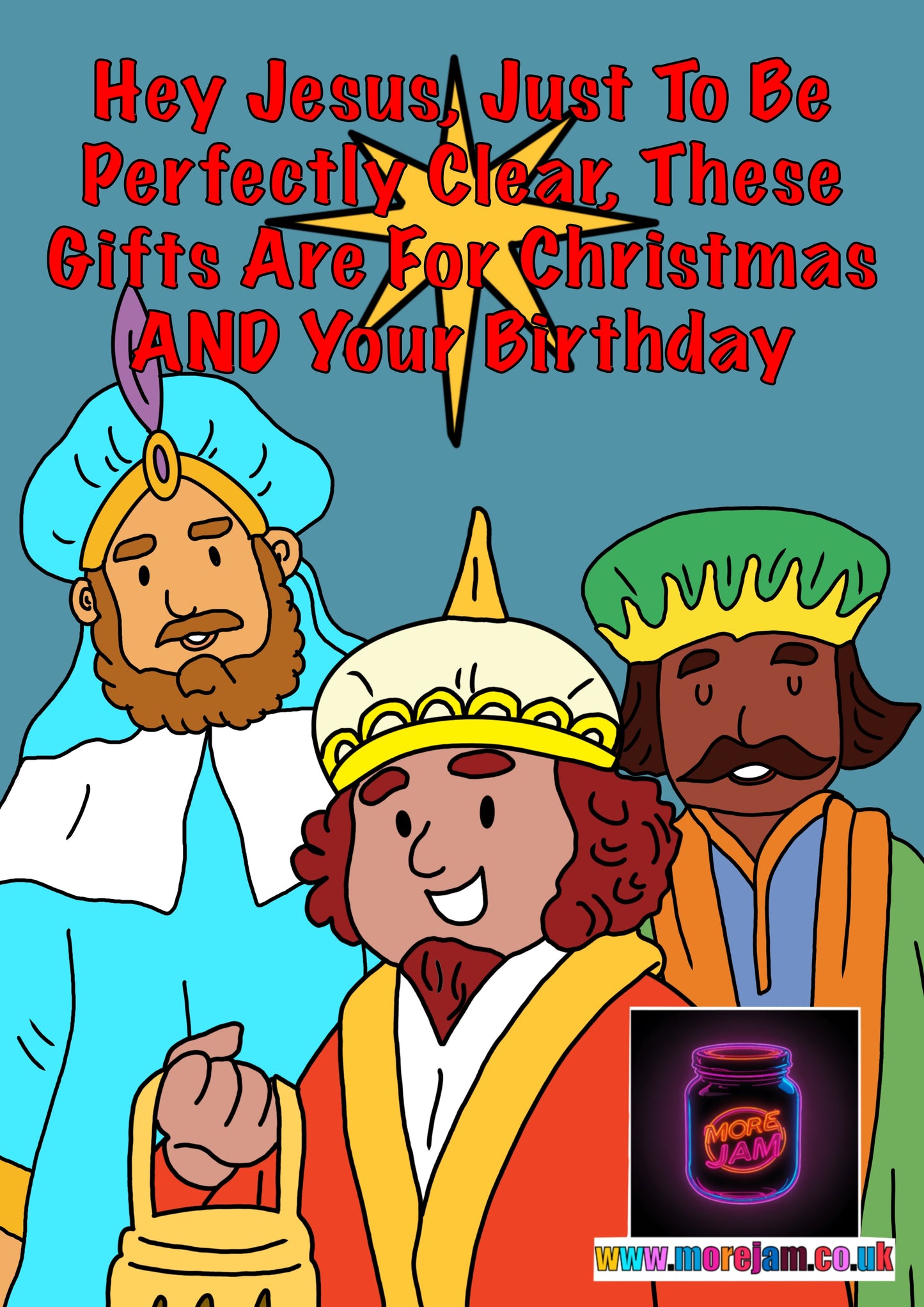 Christmas Card Three Wise & Tight Men