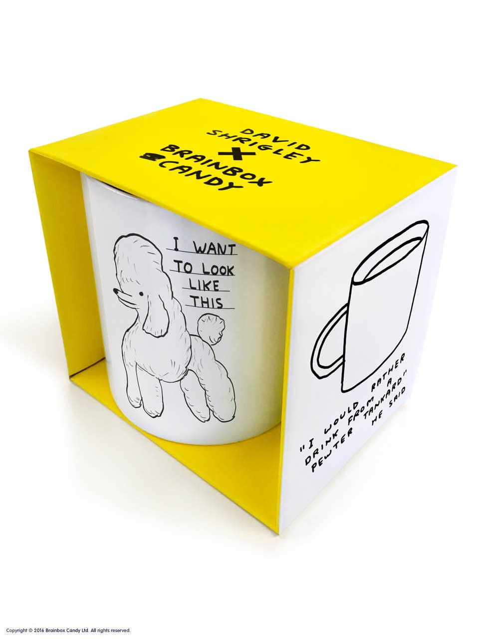 Funny Gift David Shrigley Mug - Want To Look Like This