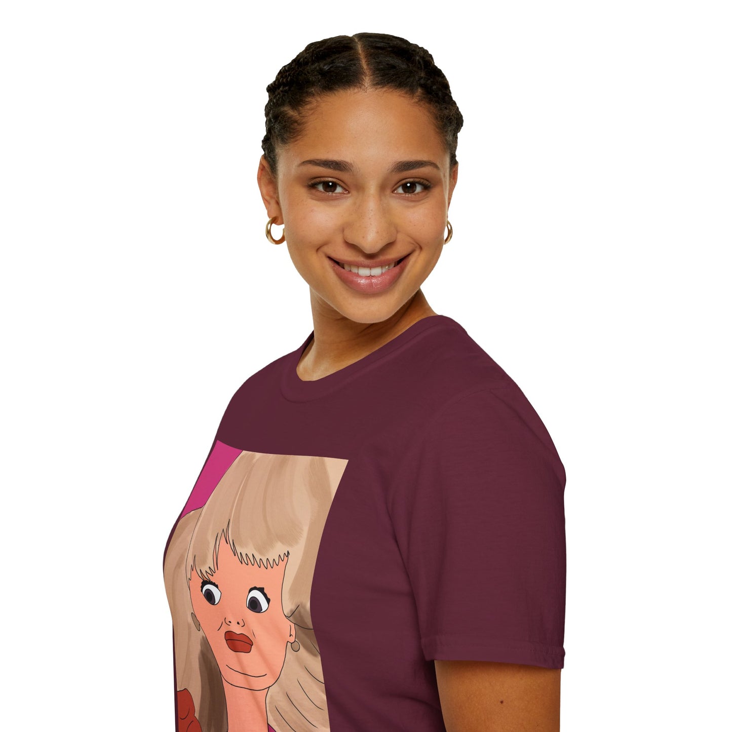 Ewww Retro Pop Art Doll Portrait T-Shirt