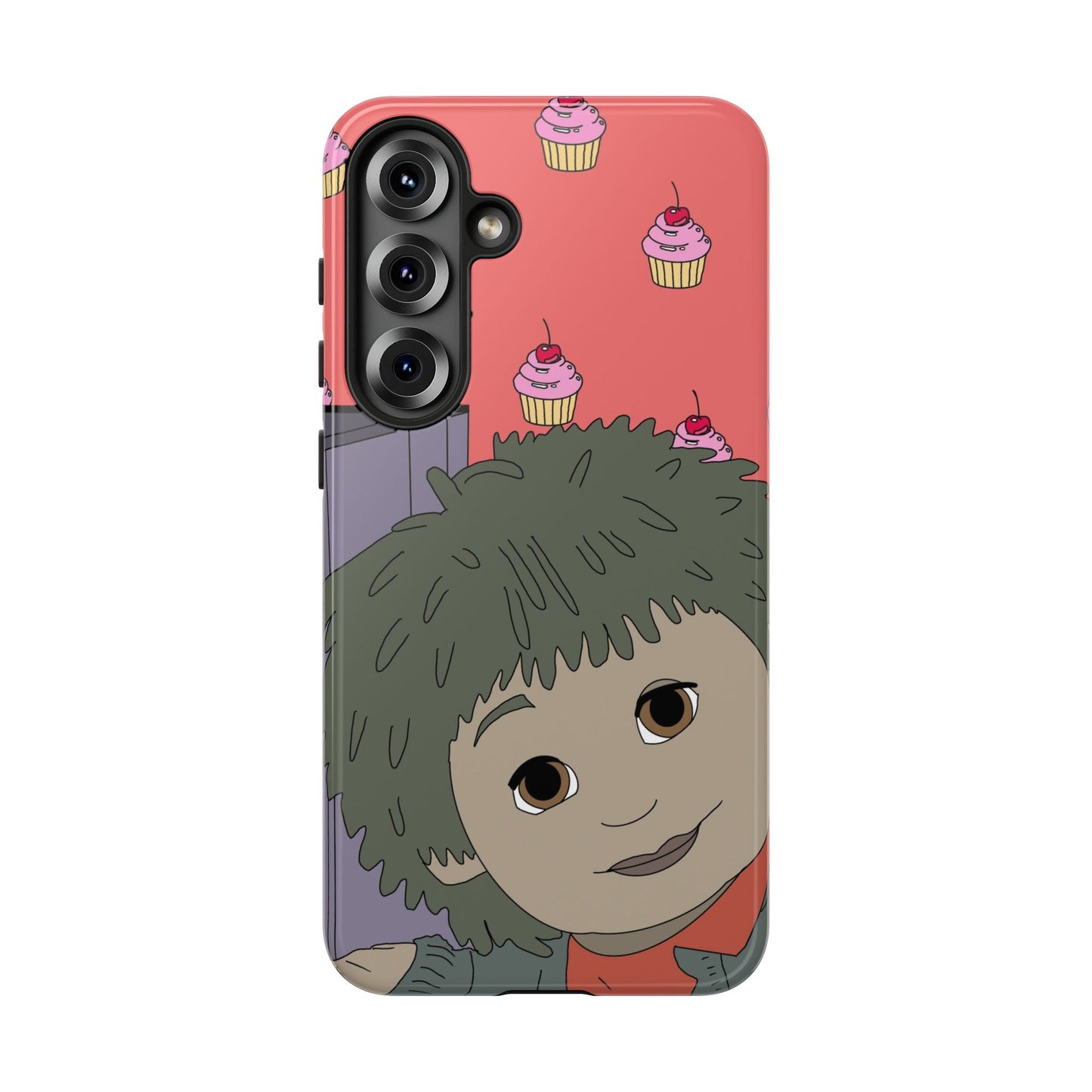 Cute Cupcake Tiny Phone Case — Whimsical Retro Character Protective Cover