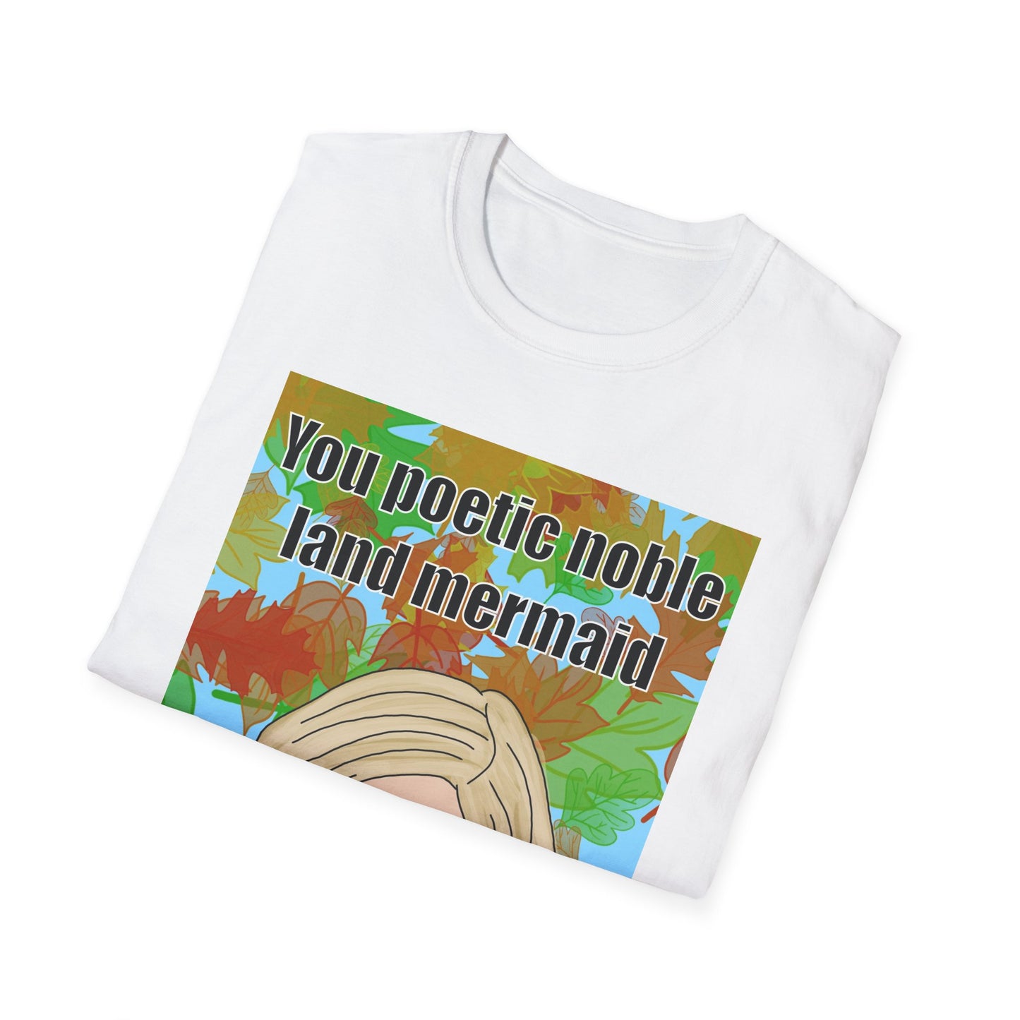 Leslie Knope T-Shirt — “You Poetic Noble Land Mermaid” Portrait Tee