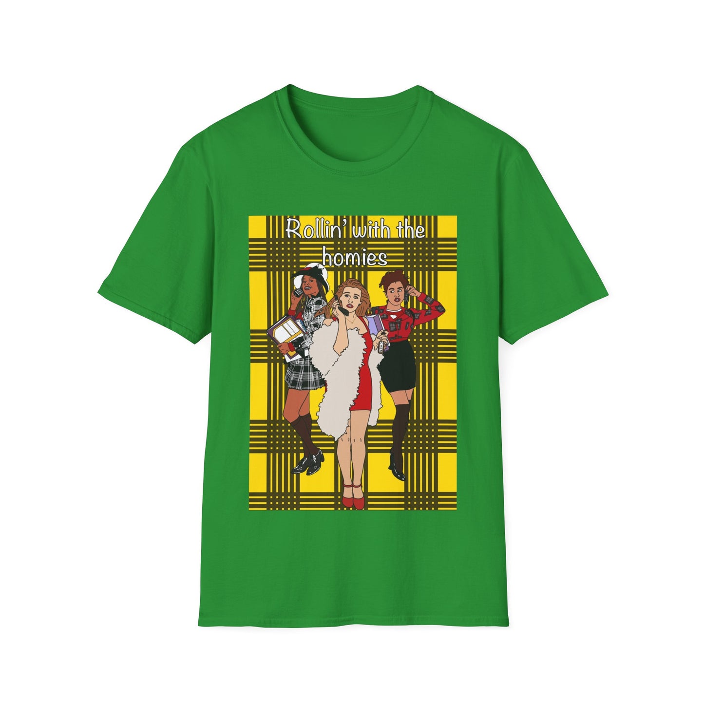 90s Clueless Graphic T-Shirt — ‘Clueless’ Plaid Inspired Retro Femme Tee
