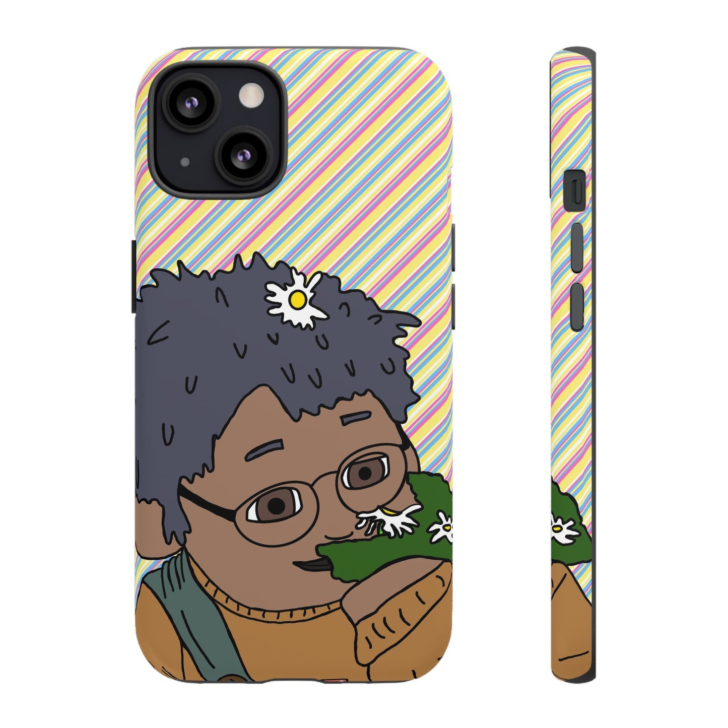 Cute Flowers Tom Phone Case —