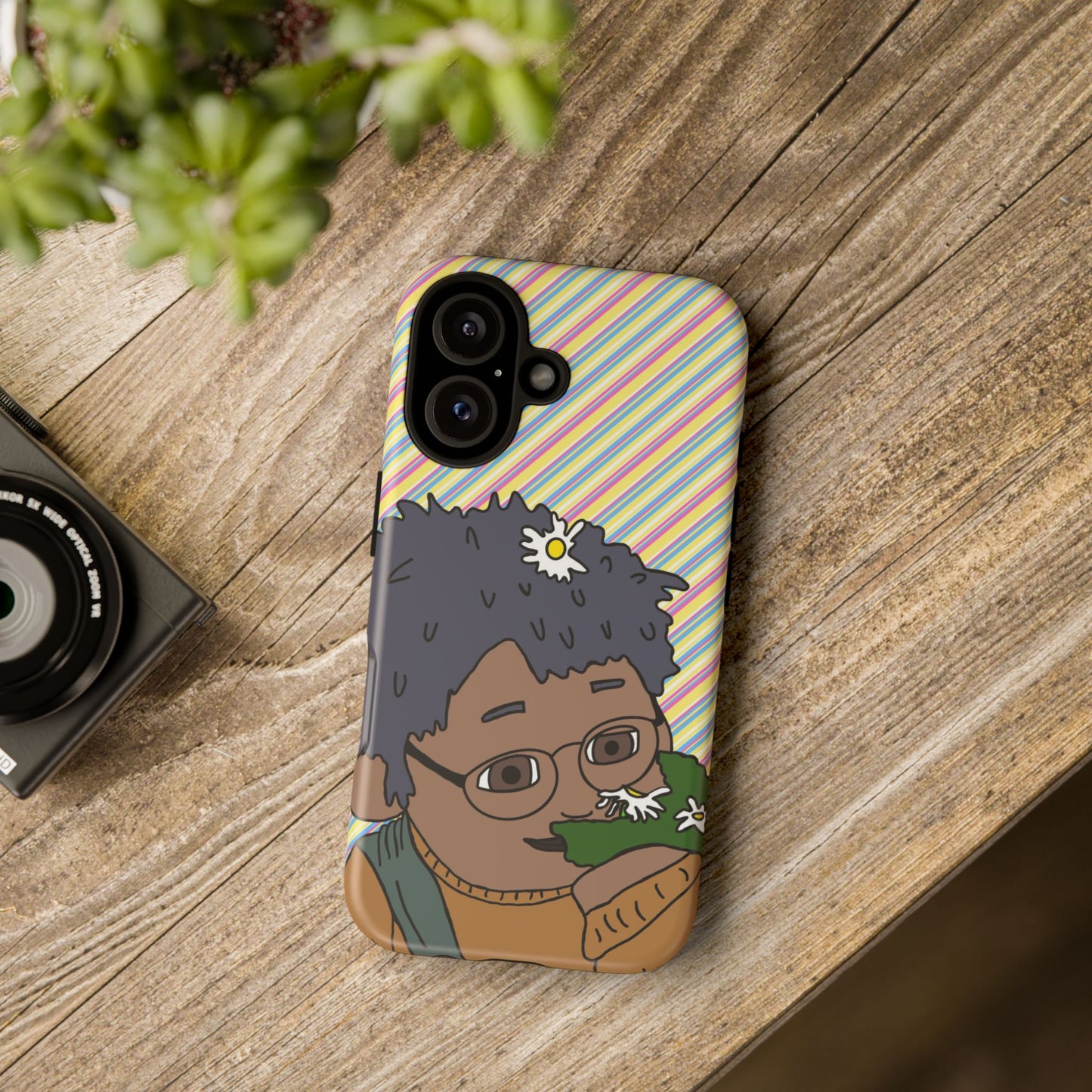 Cute Flowers Tom Phone Case —