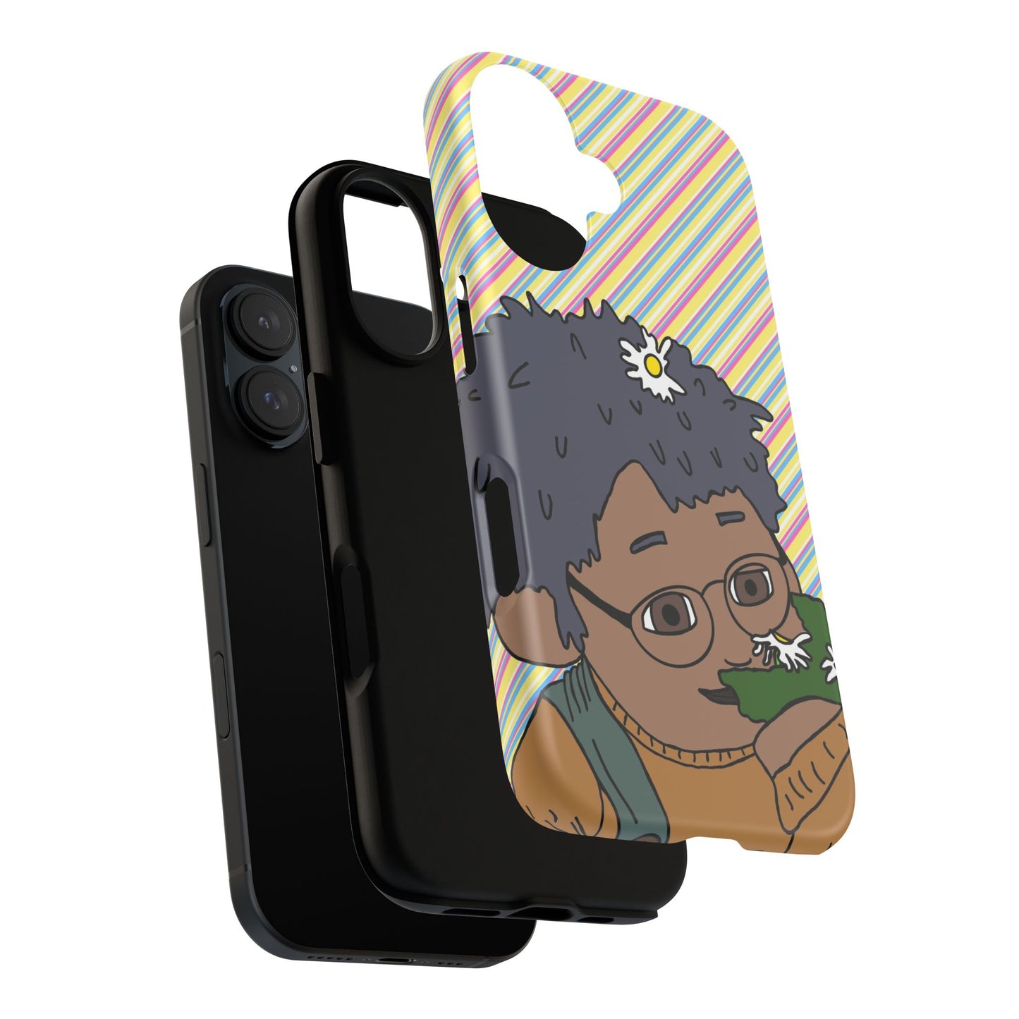 Cute Flowers Tom Phone Case —