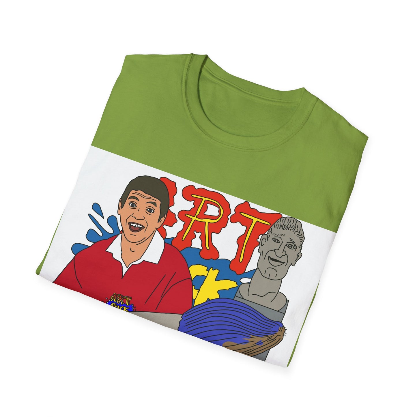 Art Attack 90s T-Shirt — Funny Graphic Tee