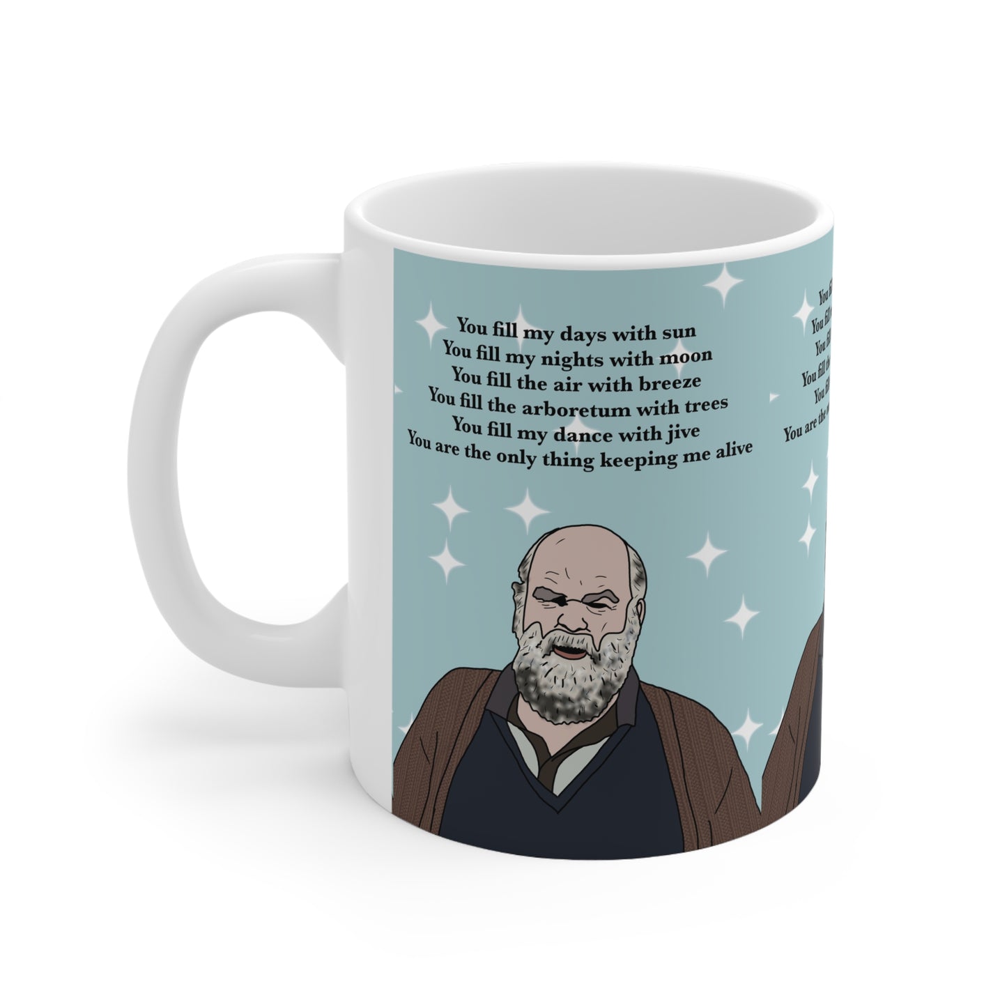 Len This Country Poem Coffee Cup