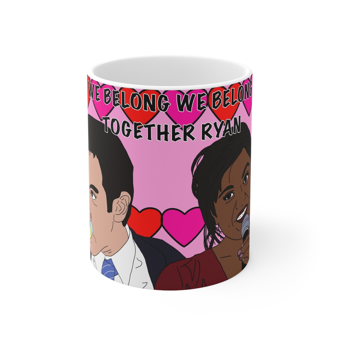 The Office Ryan & Kelly Coffee Mug — "We Belong Together"