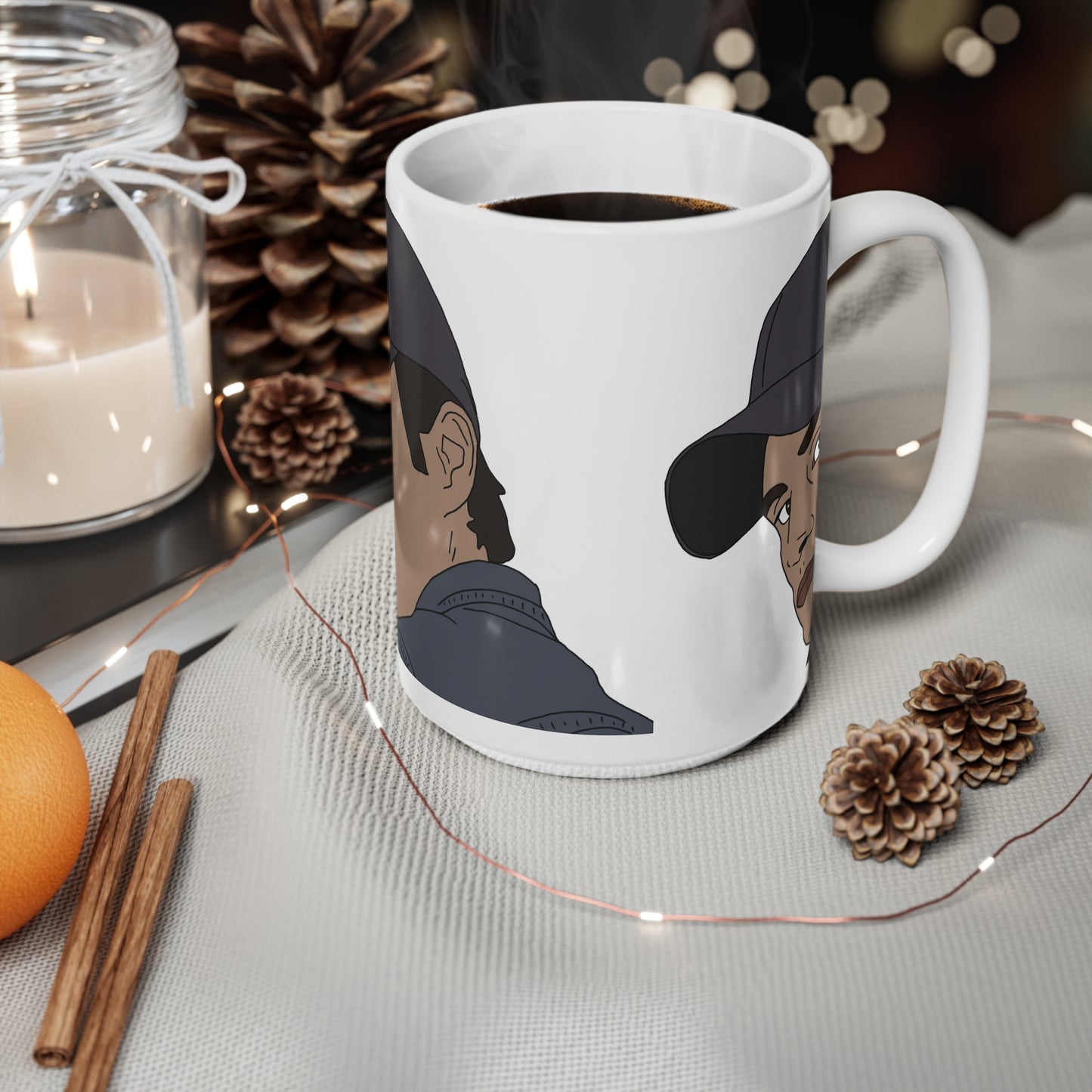 Netflix You Joe Portrait Ceramic Coffee Mug – 11oz & 15oz