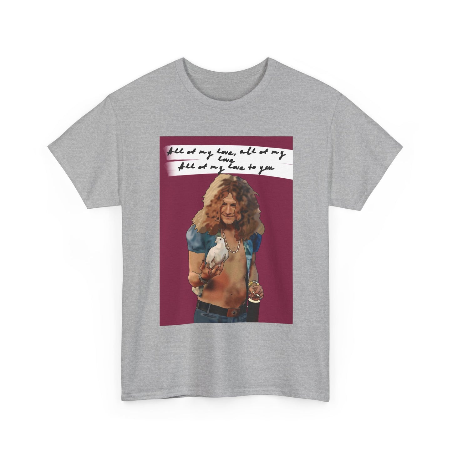 Robert Plant Led Zeppelin lyrics t shirt