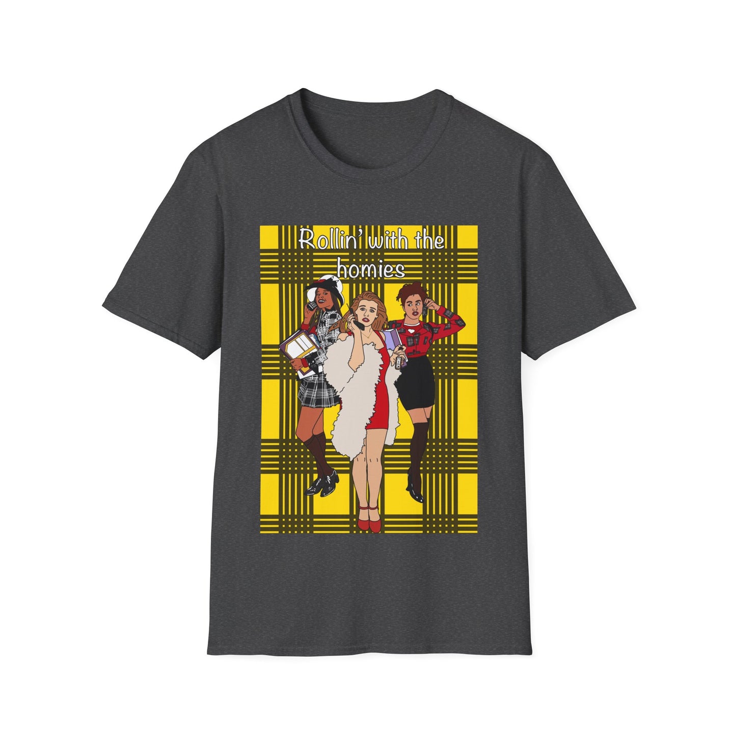 90s Clueless Graphic T-Shirt — ‘Clueless’ Plaid Inspired Retro Femme Tee