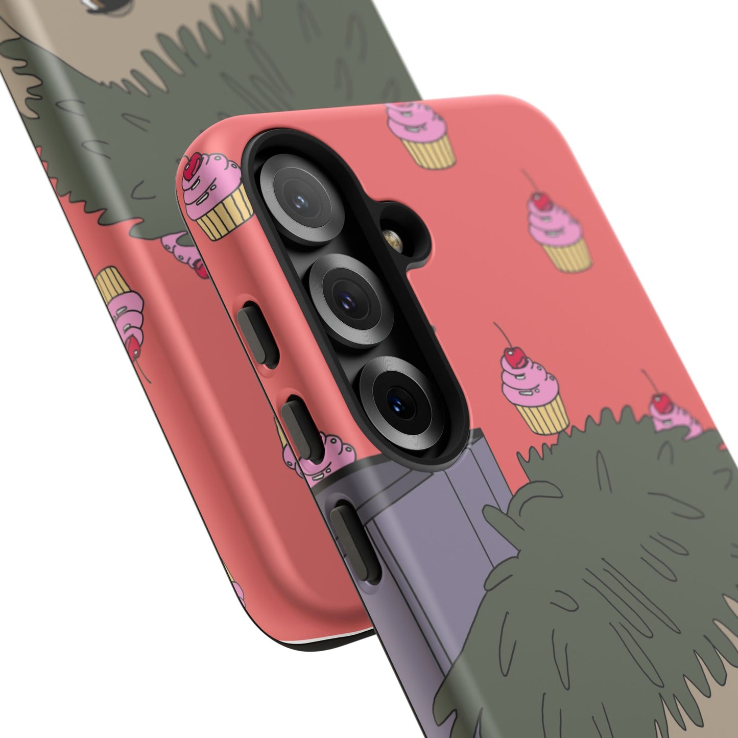 Cute Cupcake Tiny Phone Case — Whimsical Retro Character Protective Cover