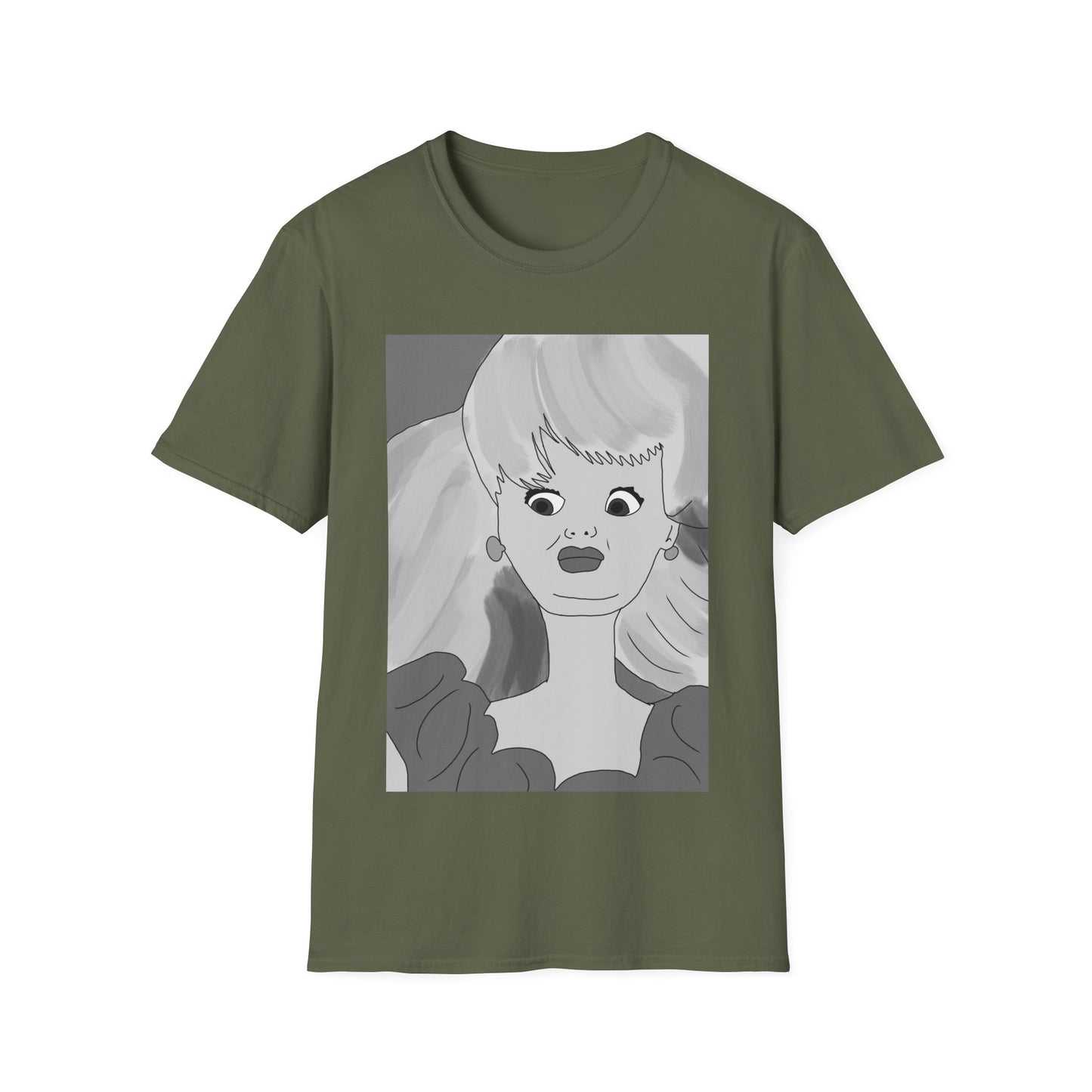 EWWW T-Shirt — Retro Pop Art Doll Portrait Graphic Tee