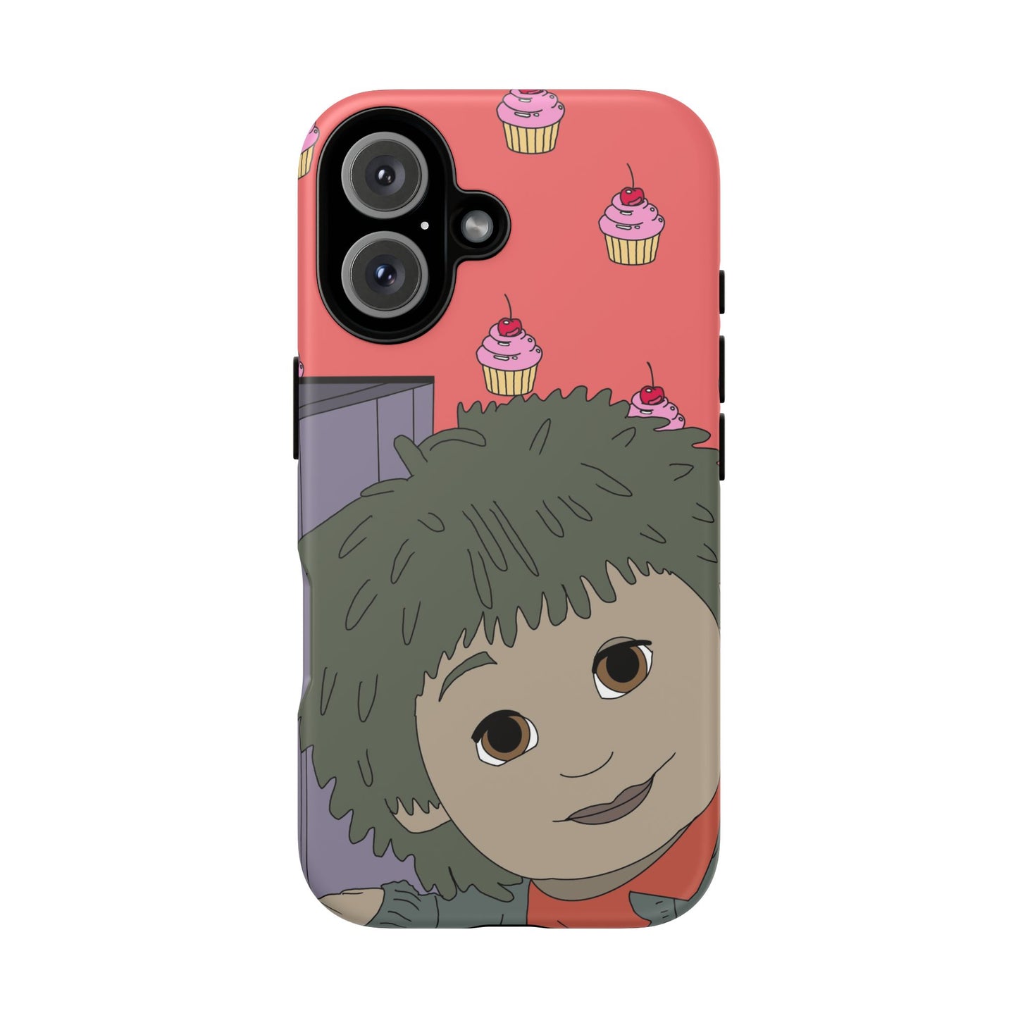 Cute Cupcake Tiny Phone Case — Whimsical Retro Character Protective Cover