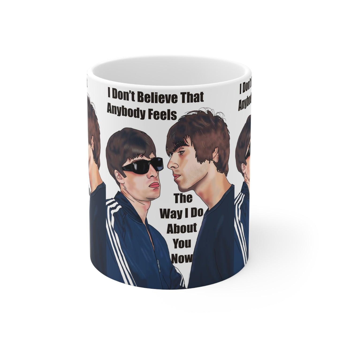 Oasis Wonderwall — 'I Don't Believe That Anybody Feels The Way I Do About You Now' Coffee Mug