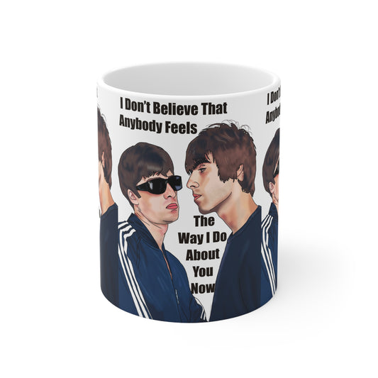 Oasis Wonderwall — 'I Don't Believe That Anybody Feels The Way I Do About You Now' Coffee Mug
