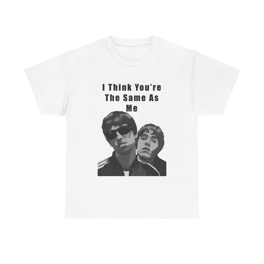Oasis Live Forever I Think You’re The Same As Me t shirt