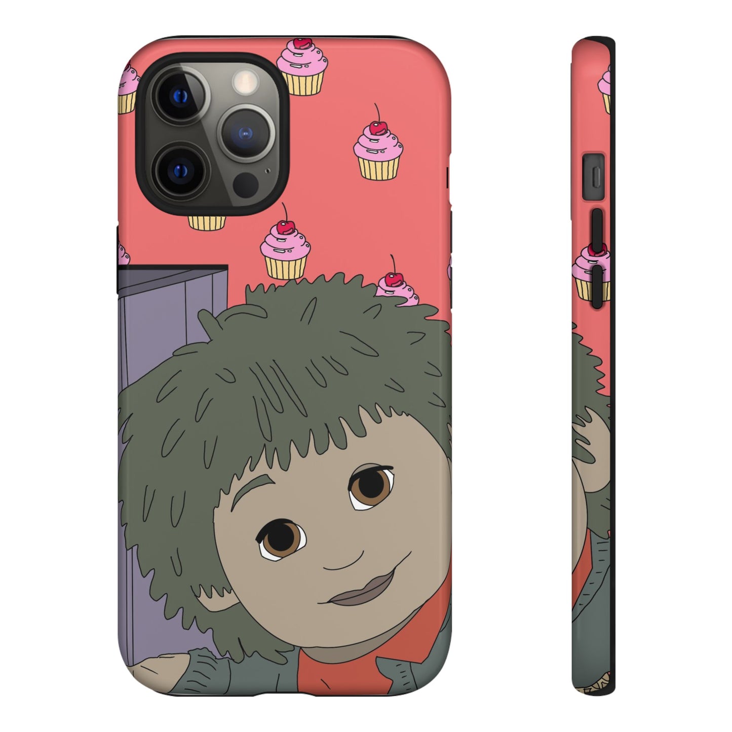 Cute Cupcake Tiny Phone Case — Whimsical Retro Character Protective Cover