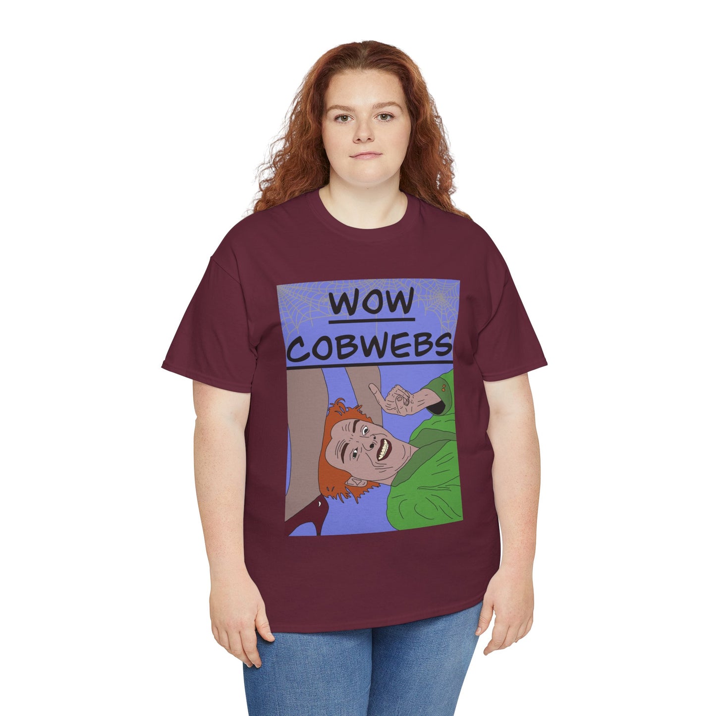 Drop Dead Fred T-Shirt — Funny "Wow Cobwebs" Retro Cartoon Tee