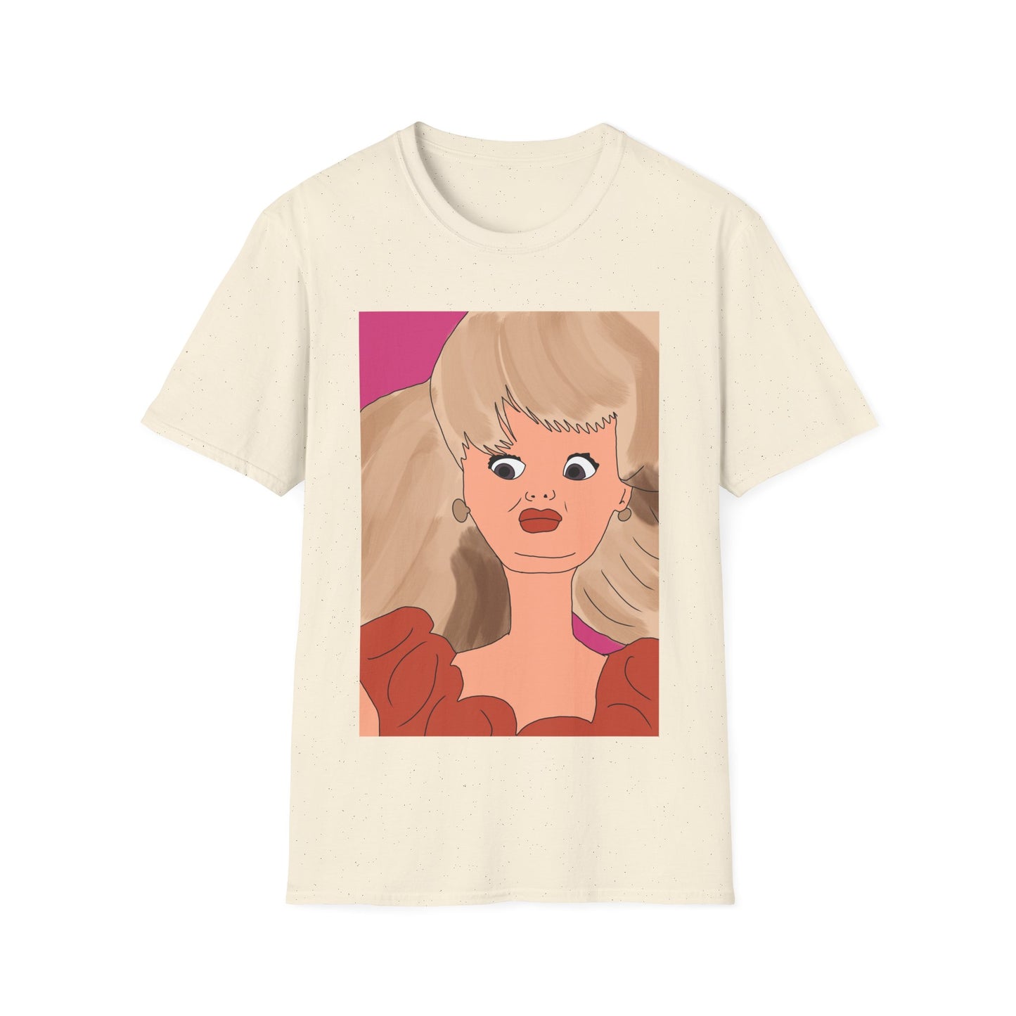 Ewww Retro Pop Art Doll Portrait T-Shirt