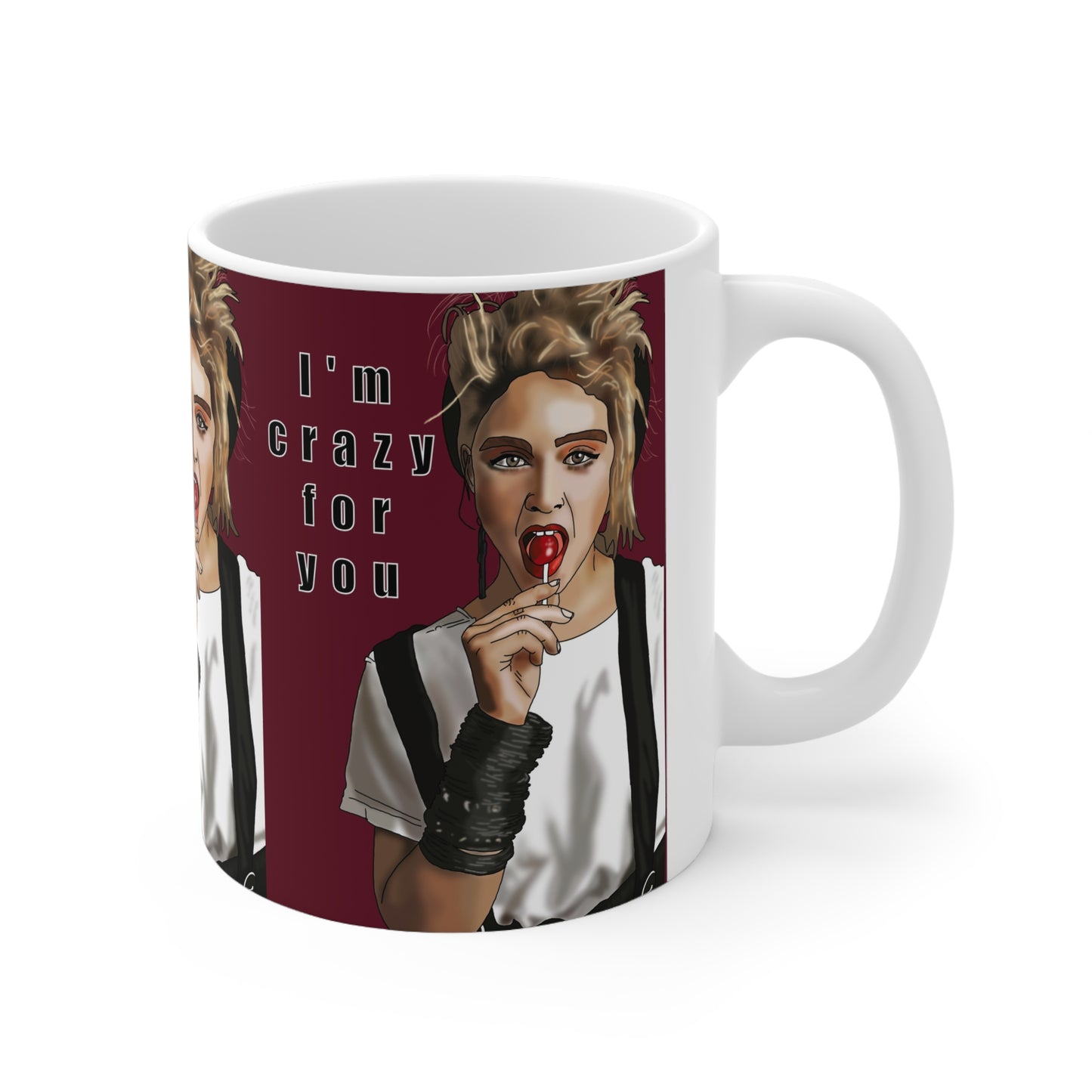 Madonna — "I’m Crazy for You" Coffee Cup