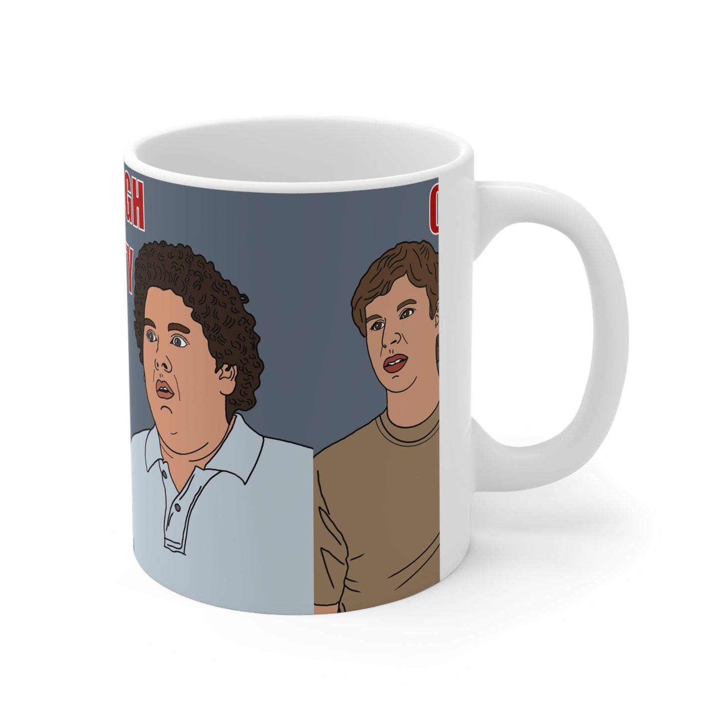 Superbad Mug — "Old Enough to Party" Funny Retro Party Coffee Mug