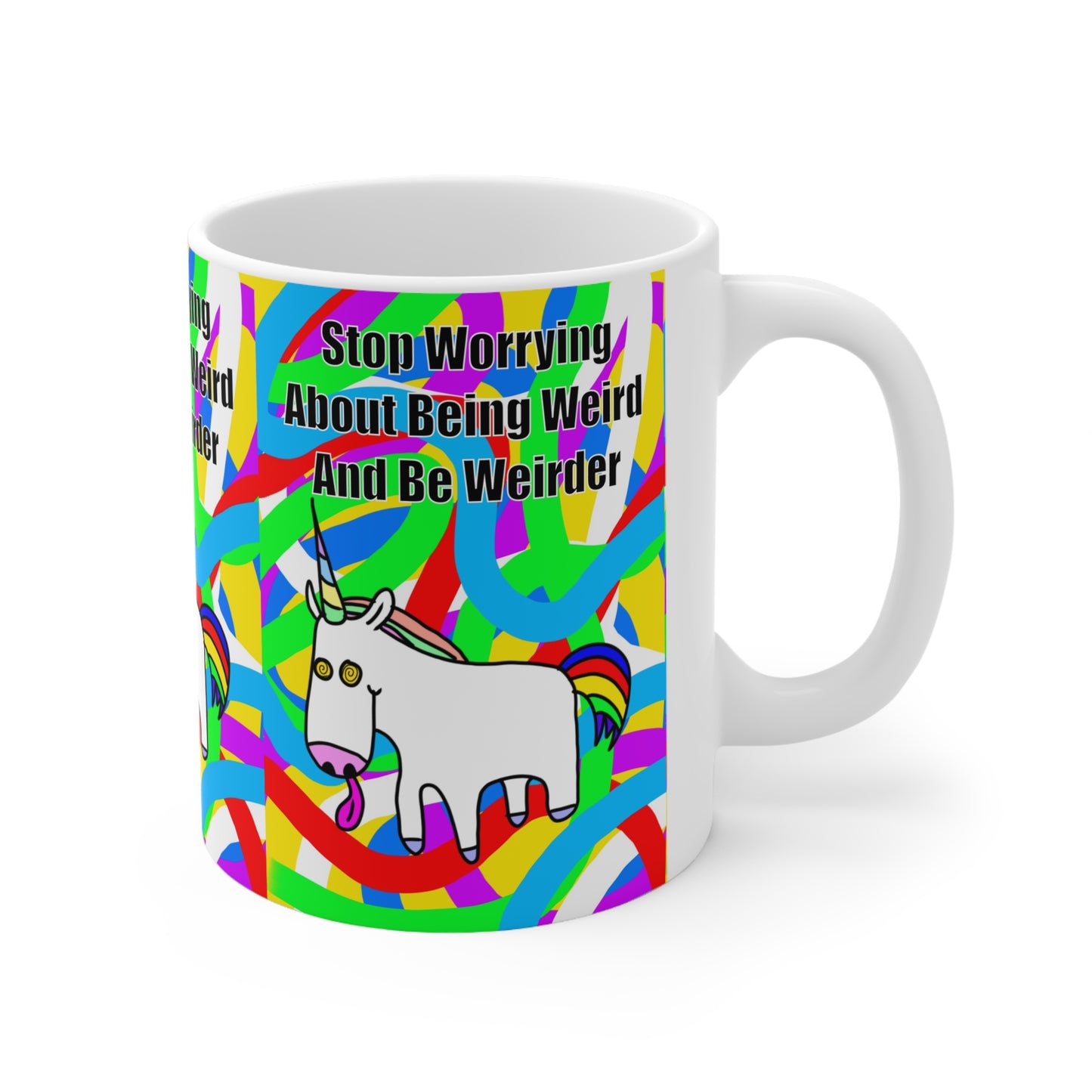 Be Weirder Unicorn | Funny Mug | More Jam