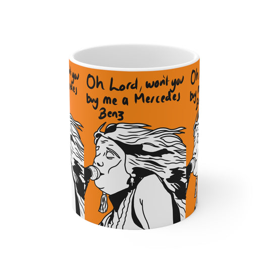 Janis Joplin | Mercedes Benz Mug | More Jam
