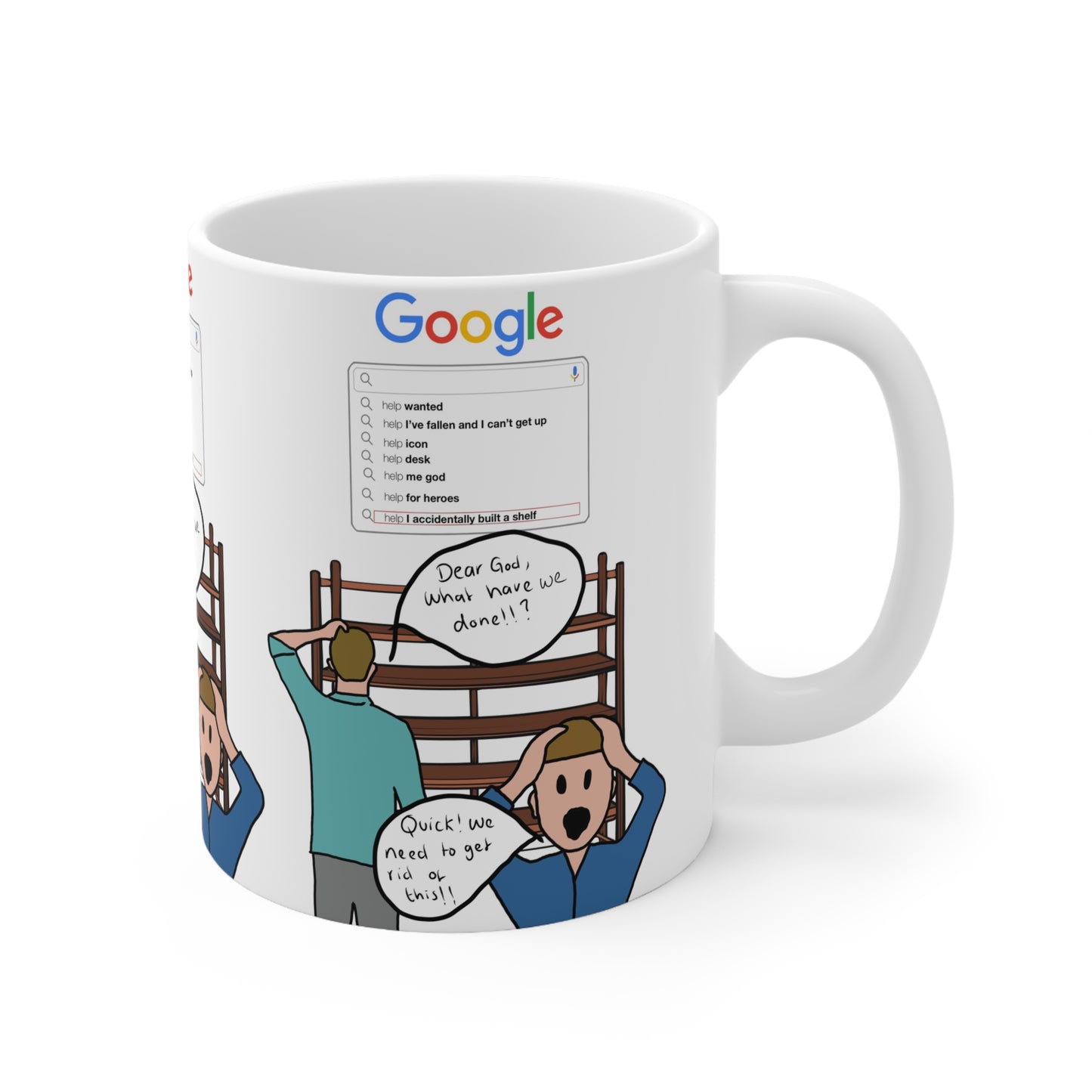 Accidentally Built A Shelf Meme | Funny Mug | More Jam