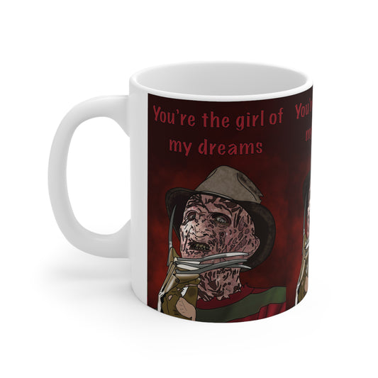 Nightmare On Elm Street | Freddy Krueger Girk Of My Dreams Mug | More Jam