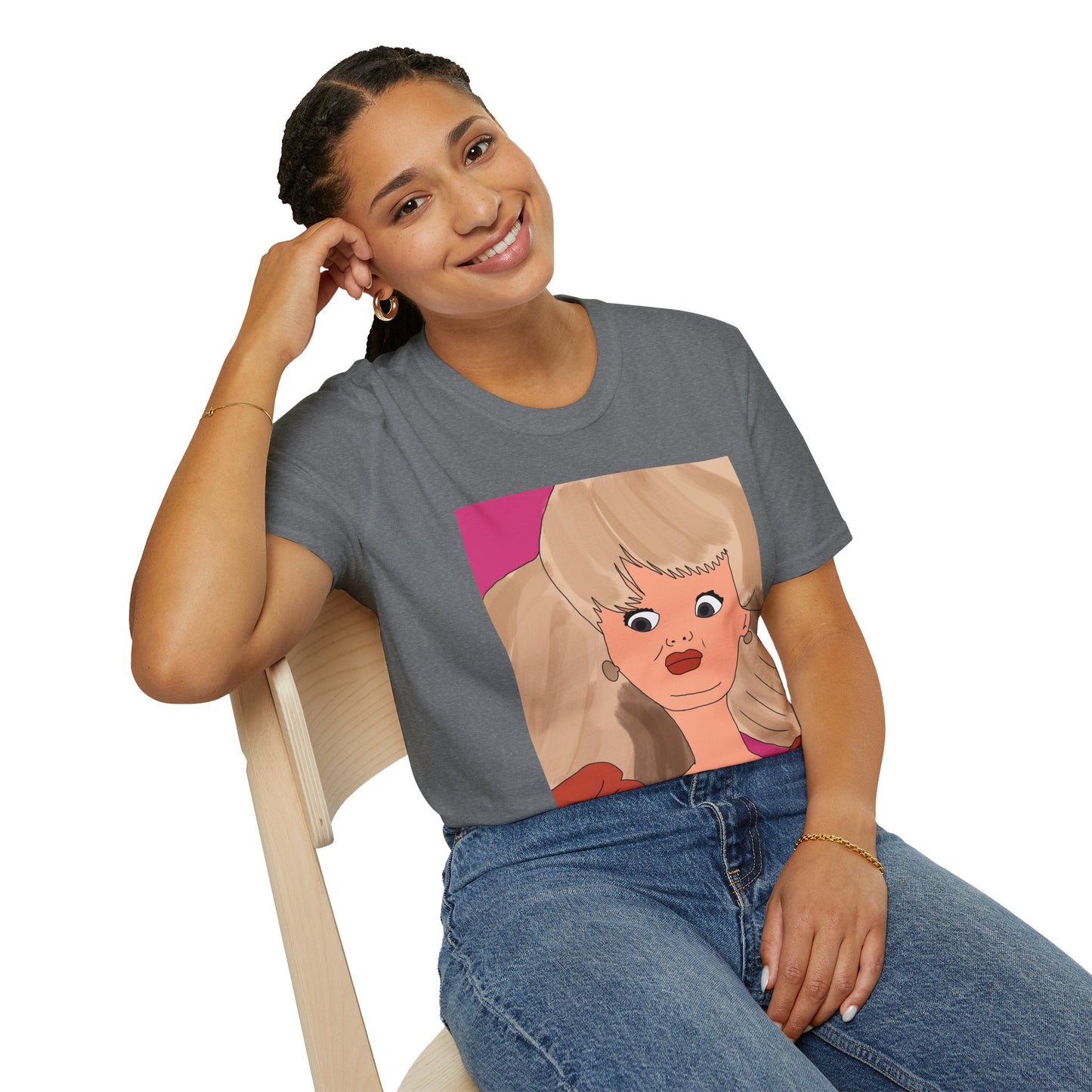 Ewww Retro Pop Art Doll Portrait T-Shirt