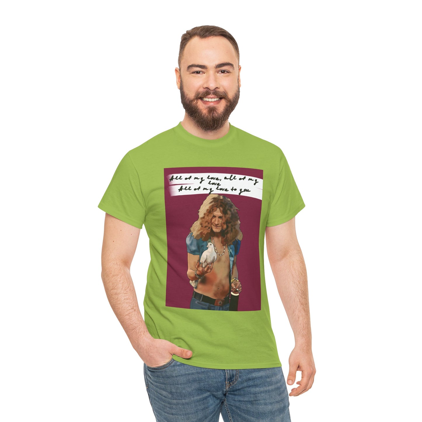 Robert Plant Led Zeppelin lyrics t shirt