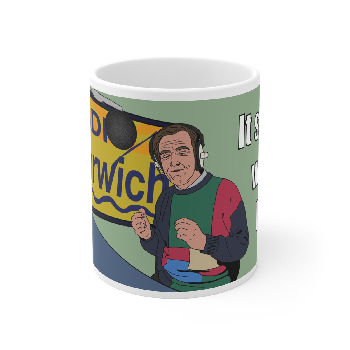 Alan Partridge It Started With A Kiss Mug