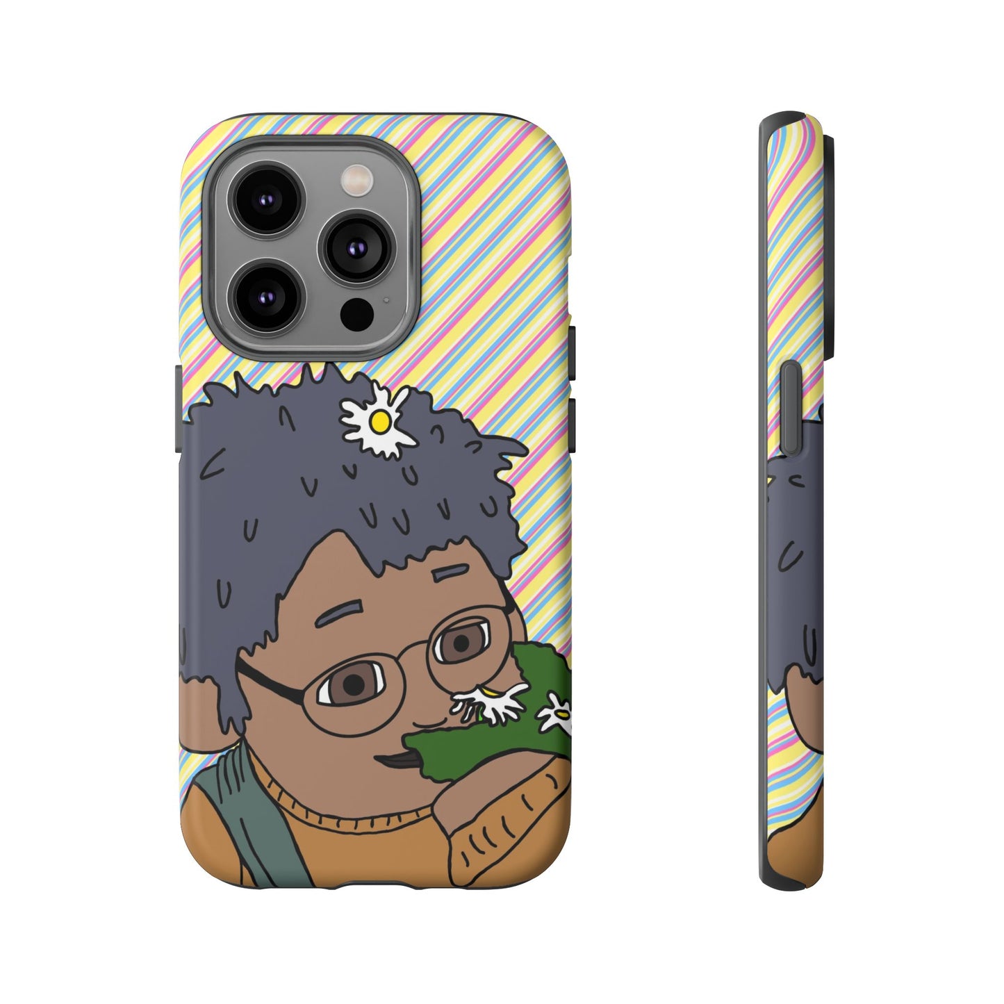 Cute Flowers Tom Phone Case —