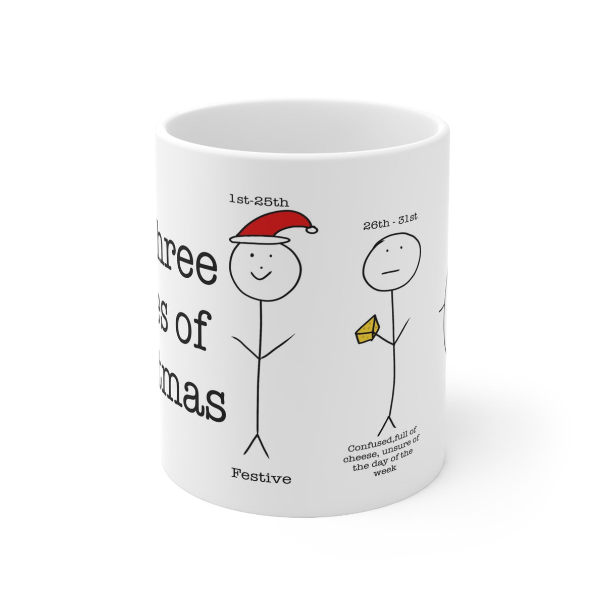The 3 Stages Of Christmas | Christmas Mug | More Jam