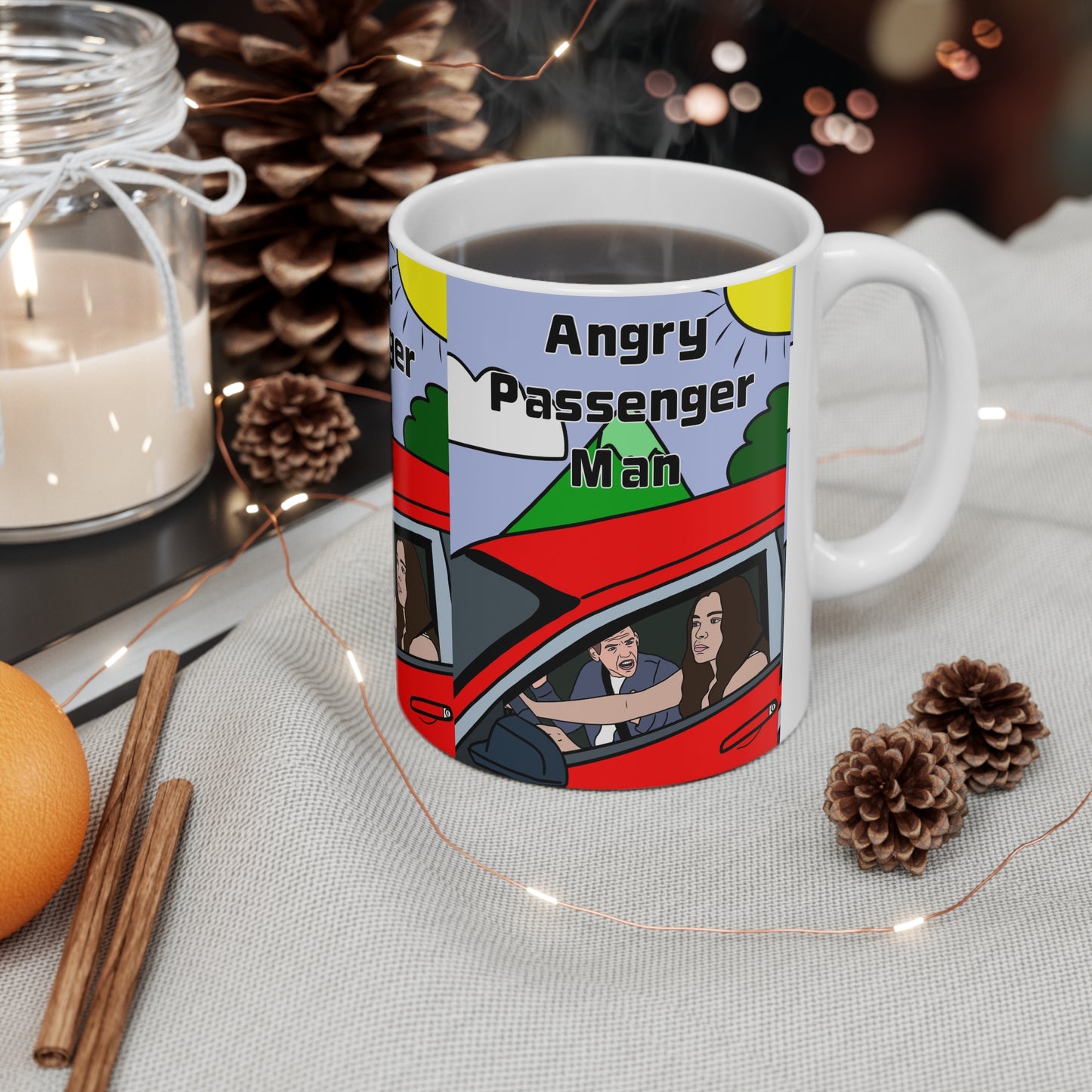 Angry Passenger | Funny Mug | More Jam