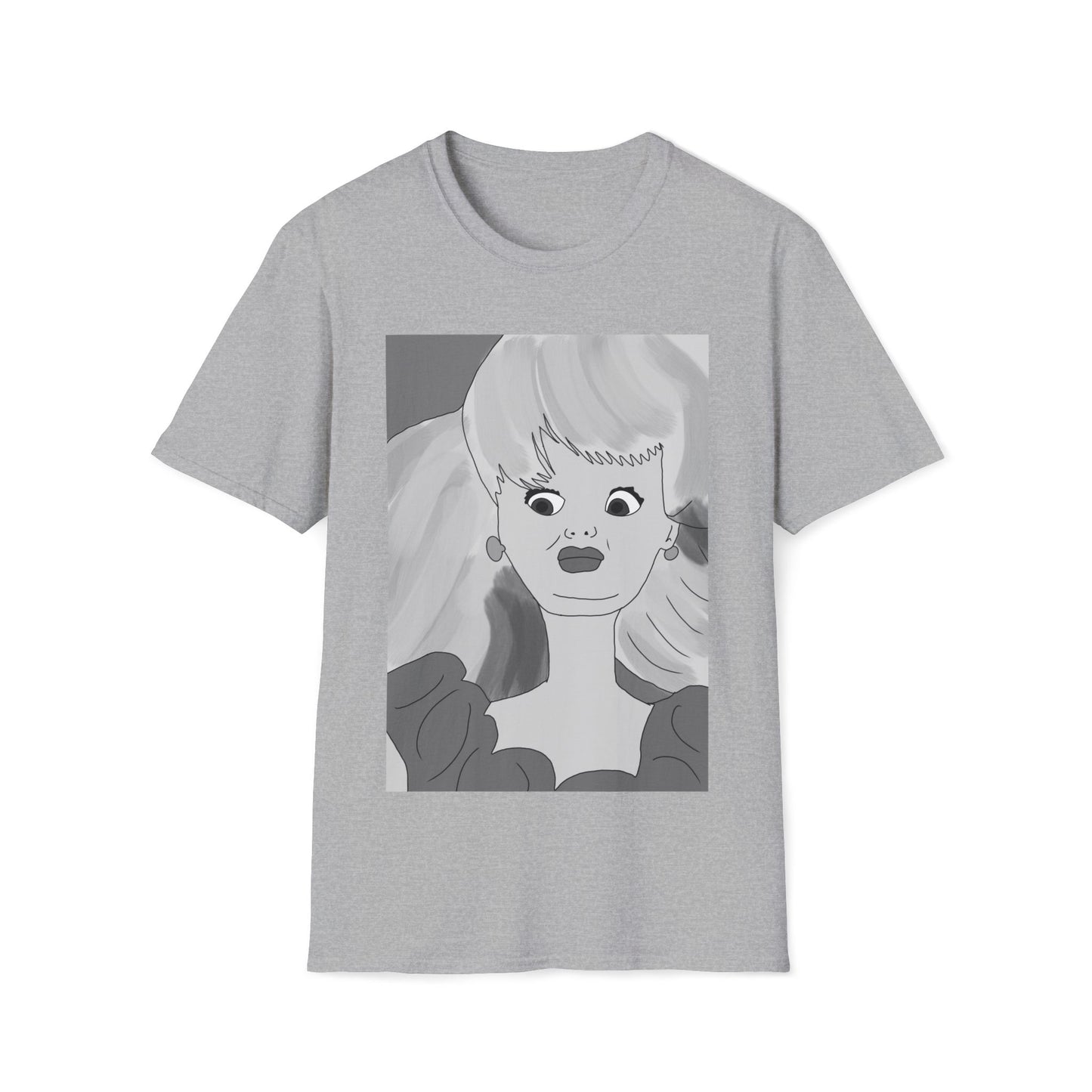 EWWW T-Shirt — Retro Pop Art Doll Portrait Graphic Tee