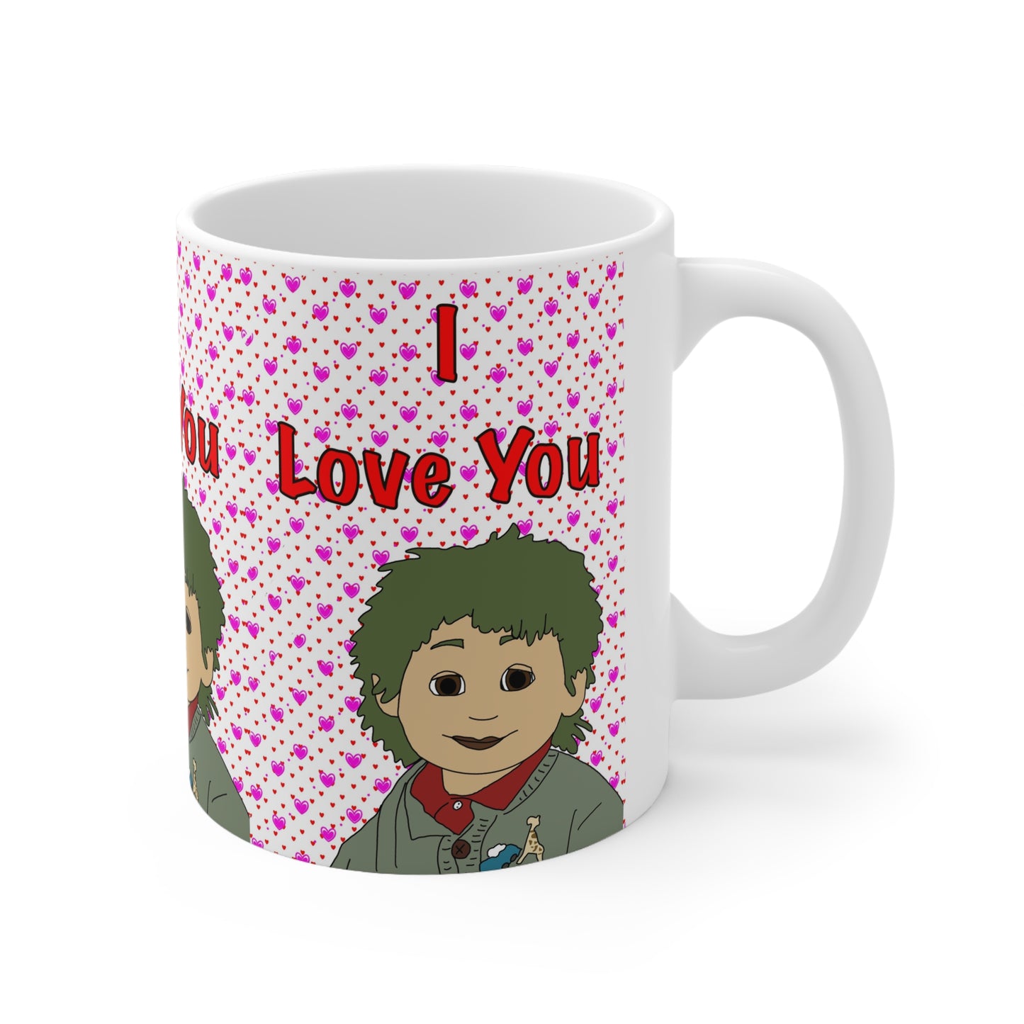 I Love You  Mug – Cute Valentine’s Day Ceramic Coffee Cup