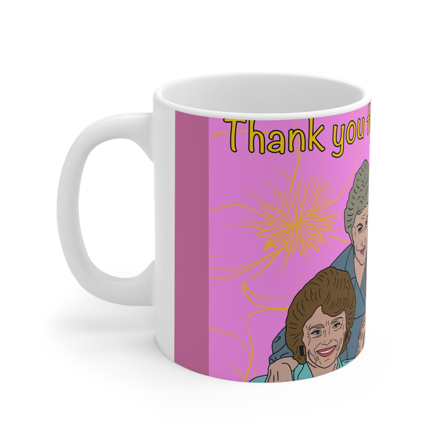 Golden Girls 'Thank You for Being a Friend' Ceramic Coffee Mug